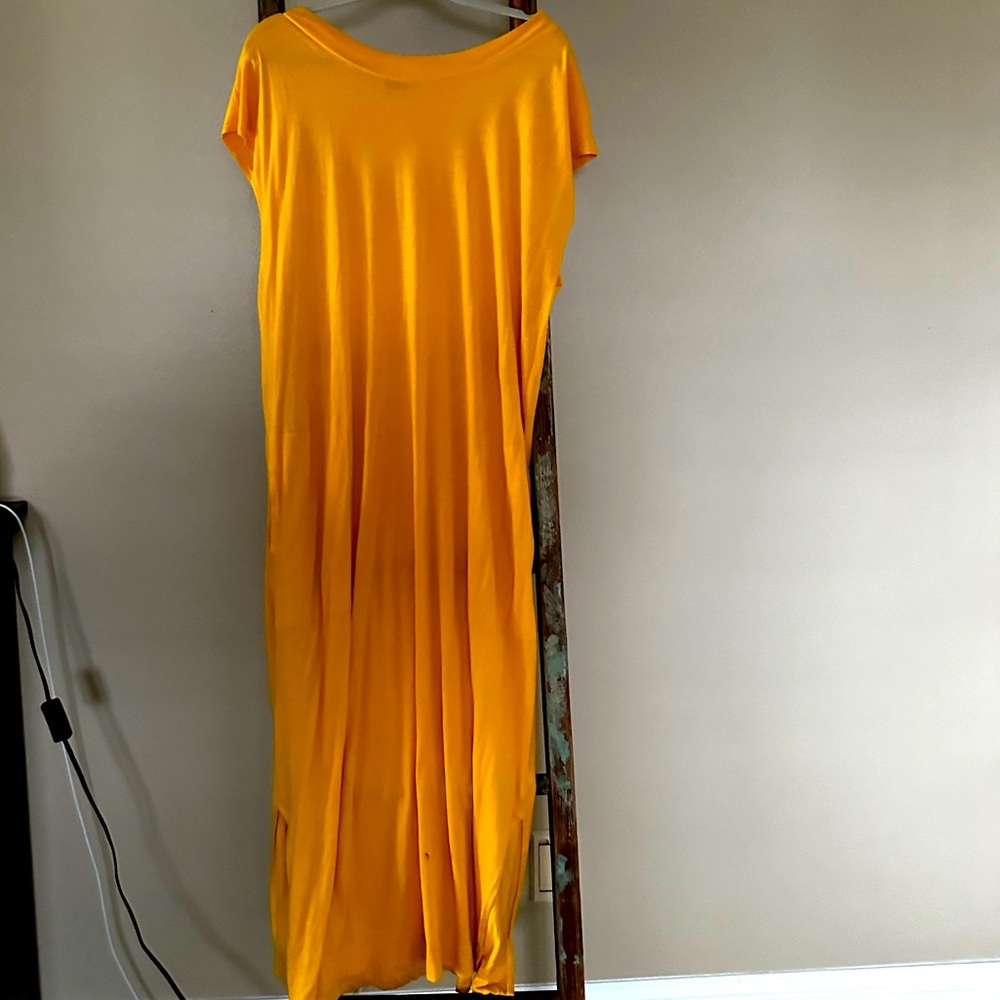 Free People beach /coverup /t-shirt dress in mango size XL